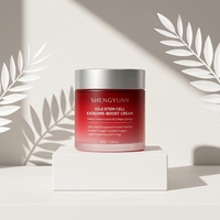 Crème hydratante raffermissante au collagène et aux cellules souches de Goji, technologie des exosomes fermentés, soin biotechnologique de luxe pour le visage, OEM ODM