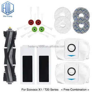 ECOVACS 로봇 진공 디봇 OZMO T8 T9 디봇 X1 옴니 T20 옴니 부품 액세서리