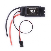 Contrôleur de vitesse électrique Rc Brushless 30A ESC 2-4S avec BEC 5V 2A pour hélicoptère Rc Multicopter