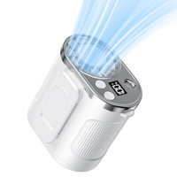 Ventilateur portable mini USB rechargeable avec clip de ceinture et sangle de cou pour voiture et camping-car, idéal pour l'extérieur