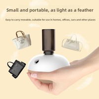 Diffuseur d'arômes électrique intelligent mini en résine, batterie 1000 mAh, sans eau, portable pour hôtels, maisons, automobiles