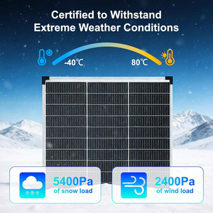 Expédition rapide, panneau solaire monocristallin en silicium de petite <span class=keywords><strong>taille</strong></span> de type N 16BB 100 watts, kit complet - Product Image 3