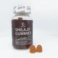 DUOZI OEM Gummies naturels au Shilajit avec Chaga, Ashwagandha, Vitamines B12 et D2 – Complément alimentaire à base de plantes