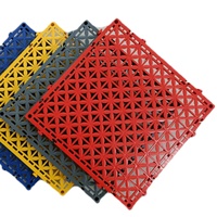 Dalles de sol en PVC PP plastique antidérapantes de haute qualité pour garage, lavage de voitures, salle de bain