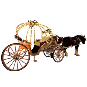 Chariot de Mariage Princesse, Chariot Lumineux Cendrillon, Buggy Cendrillon Reine des Beautés, Décoration d'Événement de Mariage - Product Image 1