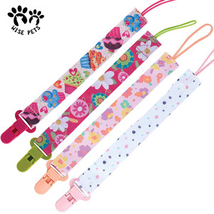 Attache-sucette pour bébé nouveau-né de haute qualité, porte-sucette, cordon, écologique, mignon, sûr, attaches-sucette pour bébé avec chaîne en plastique - Product Image 1