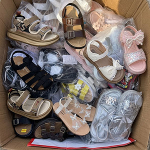 Sandalias Clásicas para Niños, Estilos Vintage Mixtos, con Correa en T, Calzado Infantil al por Mayor, Lote de Verano, Transpirables, para Niños y Niñas - Product Image 1