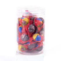 Halal Aardspin Oogbol 3D Explosie Gummy Candy Fruitig Aroma Meerkleurig Flesverpakking Fabrieksdirect OEM