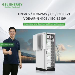 Système de stockage de batterie commercial haute tension GSL ENERGY 60 kWh, système de batterie au lithium-ion Lifepo4 OEM, hors réseau, industriel, commercial, énergie - Product Image 2