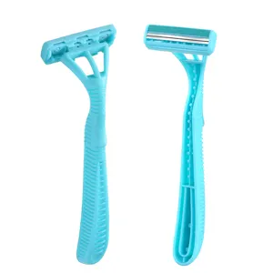 Plastic Women Disposable Shaving Razor Twin Blades Lady Razor