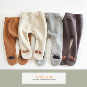 Productos Populares al por Mayor, Leggings, Calcetines y Pantalones para Recién Nacidos de Terciopelo para Otoño e Invierno - Product Image 2