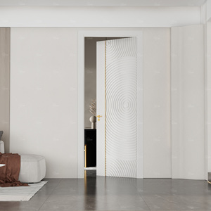 Venta caliente Puerta de madera Interior <span class=keywords><strong>Inter</strong></span> Puerta de madera Diseños Diseño simple Puerta de madera interior - Product Image 5