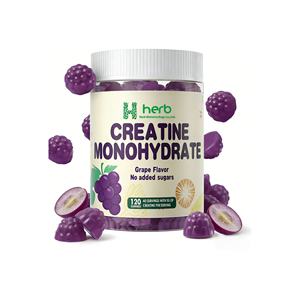 Gummies de créatine monohydrate en marque privée OEM/ODM pour la musculation, compléments pré-entraînement pour adultes - Product Image 1