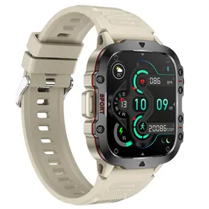 2023 LCD Display IP68 Waterproof Stainless Steel Alibaba Reloj Heart Rate Monitor Android Smart watches