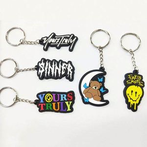 Wholesale 2D 3D PVC Keychains with Custom Logo No Minimum Order for Promotion Gifts - Product Image 1