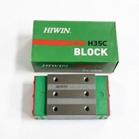 Bloque de guía lineal HIWIN RGH original, carro de perfil bajo, larga vida útil, riel de guía lineal suave para máquina CNC