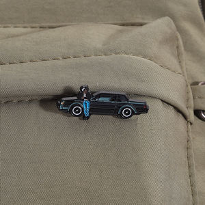 Pin esmaltado de coche clásico, broche de tema de álbum de música Retro, insignia de solapa de Metal, mochila, regalos de joyería para amigos - Product Image 3