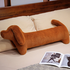 Cuscino a forma di cane Bassotto lungo in peluche, bambola giocattolo, cuscino per divano, bambola di pezza - Product Image 5