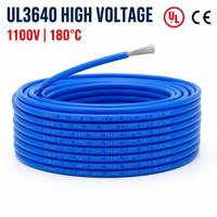 Kabel Silikon UL3640 1100V 150C 180C Tahan Suhu Tinggi Fleksibel Kabel Karet Silikon untuk Pengkabelan Pusat Data