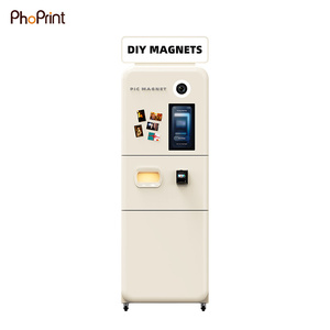 Cabina de Fotos de Autoservicio con Impresora, Kiosco de Fotos Coreano con Imanes Imprimibles para Refrigerador - Product Image 1