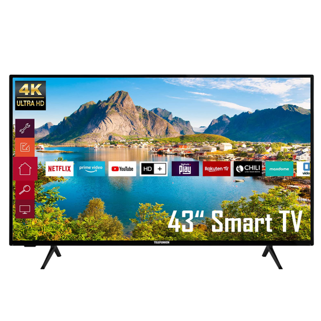 Factory Price OEM LED HDTV 4K Android Smart TV with Voice Control 43 Inch Hotel TV