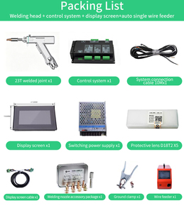 Hxlaser ปืนเลเซอร์4 in 1แบบพกพา23T ปืนเลเซอร์แรงสูง3kW ปืนยิงเลเซอร์สำหรับ Sup 23T ชุดเชื่อมไฟฉาย - Product Image 6