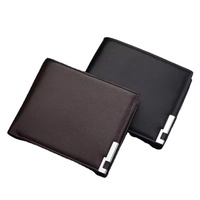 Dompet Kulit Pendek Pria Grosir Baru, Pinggiran Besi, Multi Kartu, Trendi Gaya Korea, Horizontal, Penjepit Uang, Tempat Kartu