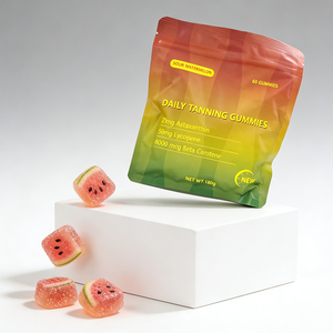 Private Label Vitamine Zonnebank Gummies Astaxanthine Beta-Caroteen Zonnebank Gummies Verzachten de Huid - Product Image 1