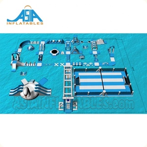 Équipement de parc aquatique flottant gonflable géant, île de jeux de Sport aquatique gonflable pour enfants et adultes - Product Image 1