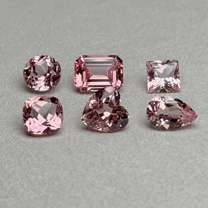 พลอยมอร์แกไนต์สีชมพูสังเคราะห์ ทรงอัสร์ โอวอล เพียร์ ร��ウンド คุชชั่น ปรินเซส ฮาร์ท ขนาด 3-12 มม. - Product Image 3