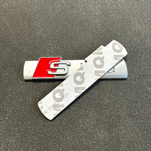 ป้ายบังโคลนรถโลหะติดด้านข้างรูปตัวเอส72มม. ทำจากโลหะสำหรับรถยนต์ <span class=keywords><strong>Audi</strong></span> A1 A2 A3 A5 A6 A7 A8 TT S3 S4 S5 S6 Q3 A4 - Product Image 2