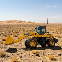 Chargeuse sur pneus de 1,5 tonne avec moteur et boîte de vitesses, équipement compact multifonctionnel avec garantie d'un an pour l'exportation en Asie centrale