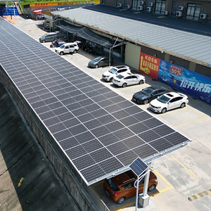 Système de carport solaire en acier pour parking, structure photovoltaïque d'ombrage - Product Image 2