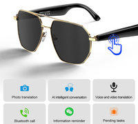 Lunettes Intelligentes Bluetooth Tendance W100C à Latence Ultra-Faible et Longue Autonomie, Appel Bluetooth, Lunettes de Soleil pour Hommes et Femmes