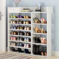 Étagère à chaussures multicouche, facile à placer à l'entrée, armoire à chaussures économique pour un usage domestique, beau rangement intérieur