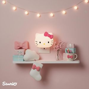 <span class=keywords><strong>Veilleuse</strong></span> en silicone GOLMORE2 pour enfants, <span class=keywords><strong>veilleuse</strong></span> à brancher avec visage <span class=keywords><strong>Hello</strong></span> <span class=keywords><strong>Kitty</strong></span>, contrôle tactile, lumière LED blanc chaud à intensité variable, lumière d'ambiance - Product Image 6