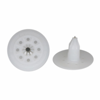 Cheville murale en plastique HDPE cannelée écologique pour béton, vente en gros directe d'usine professionnelle chinoise, personnalisable