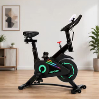 Vélo d'intérieur Zhuobu avec logo personnalisé, support OEM/ODM, pour usage domestique, prix usine de luxe, fonctions de moniteur réglables, cadre en acier, capacité maximale 120 kg