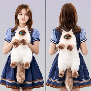 Mochila de peluche de gato siamés, juguete de peluche, bolso de hombro, muñeco, regalo de cumpleaños - Product Image 6