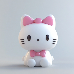 Tùy chỉnh nhà sản xuất ánh sáng ban đêm mèo con Chất lượng cao động vật PVC Vinyl hành động con số - Product Image 2