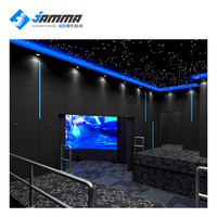 Simulateur de cinéma VR Jamma V0102 7d/9d avec mouvement, pulvérisation d'air, contact des jambes et vibration pour sièges de cinéma de parc d'attractions (en métal)