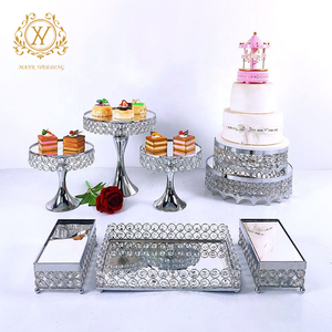 8 unids/set <span class=keywords><strong>de</strong></span> mesa <span class=keywords><strong>de</strong></span> postre personalizada, juego <span class=keywords><strong>de</strong></span> soporte <span class=keywords><strong>de</strong></span> pastel <span class=keywords><strong>de</strong></span> oro y plata <span class=keywords><strong>para</strong></span> decoración <span class=keywords><strong>de</strong></span> fiesta <span class=keywords><strong>de</strong></span> boda, soporte <span class=keywords><strong>de</strong></span> pastel <span class=keywords><strong>de</strong></span> boda <span class=keywords><strong>de</strong></span> cristal <span class=keywords><strong>de</strong></span> Metal - Product Image 2