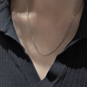 Collier Wenchi Vintage Épi de Blé en Argent Pur S999, Design Français Simple et Tendance, Colliers Superposables Modèle 24122 - Product Image 3