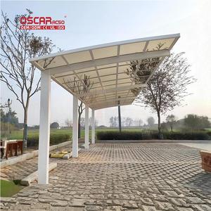 Polycarbonate Aluminium <span class=keywords><strong>2</strong></span> <span class=keywords><strong>Poteaux</strong></span> S Abri Garage Patio Jardin <span class=keywords><strong>Carport</strong></span> - Product Image 2