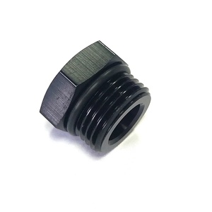 Điều kiện mới AN4 an6 AN10 an8 AN12 màu đen nhôm nam Orb O-ring Khối cắm phù hợp Anodized Phụ Kiện Xe Hơi - Product Image 3