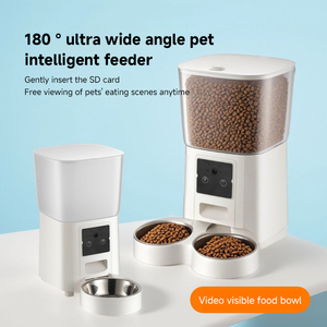 JZ واي فاي تمكين 6L التلقائي القط الكلب المغذية موزع الغذاء الذكي التطبيق التحكم عن بعد مكافحة انسداد سهلة التنظيف - Product Image 3