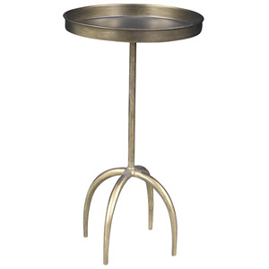 HMS 23 \ "in ottone e ferro con piedistallo rotondo tavolo superiore per mobili da soggiorno - Product Image 6