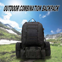 36-55L al aire libre táctico doble hombro combinación mochila multiusos camuflaje caza montañismo mochila de viaje