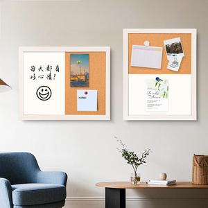 非常适合待办事项列表信息木框磁性白板软木板组合 - Product Image 2