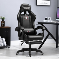 Chaise de jeu Silla Gamer pas chère en gros, chaise de jeu pivotante réglable en hauteur avec repose-pieds et appui-tête